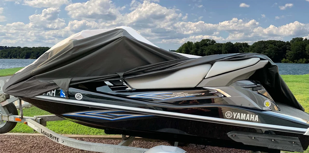 SUPER HEAVY-DUTY TOP OF THE LINE JETSKI protector suitable for Yamaha VX Sport 2007-2014 Jet Ski PWC Watercraft shield
