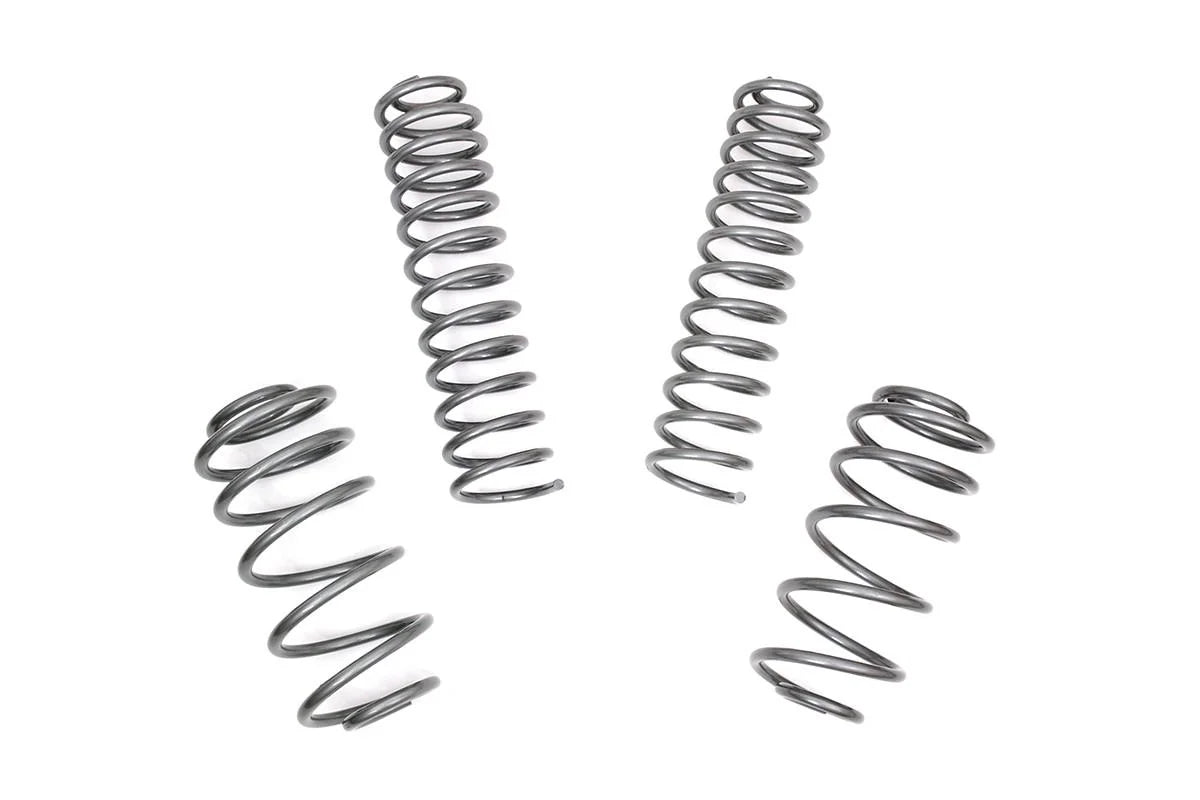 Rough Country 2.5" Lift Kit (fits) 1997-2006 Jeep Wrangler TJ LJ | 4CYL | Lifted Springs Suspension System | 652