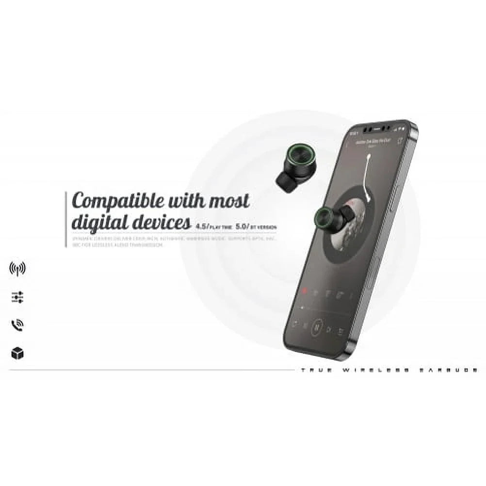 TWS Wireless Earphones for  Galaxy Tab A9/A8 10.5" (2021)/A7 10.4" (2020) - Earbuds Headphones True Wireless Stereo Hands-free Mic Hi-Fi Sound for Galaxy Tab A9/A8 10.5" (2021)/A7 10.4" (2020)