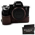 Camera Case suitable for  A9 Alpha 7R3 a7r3(Coffee)