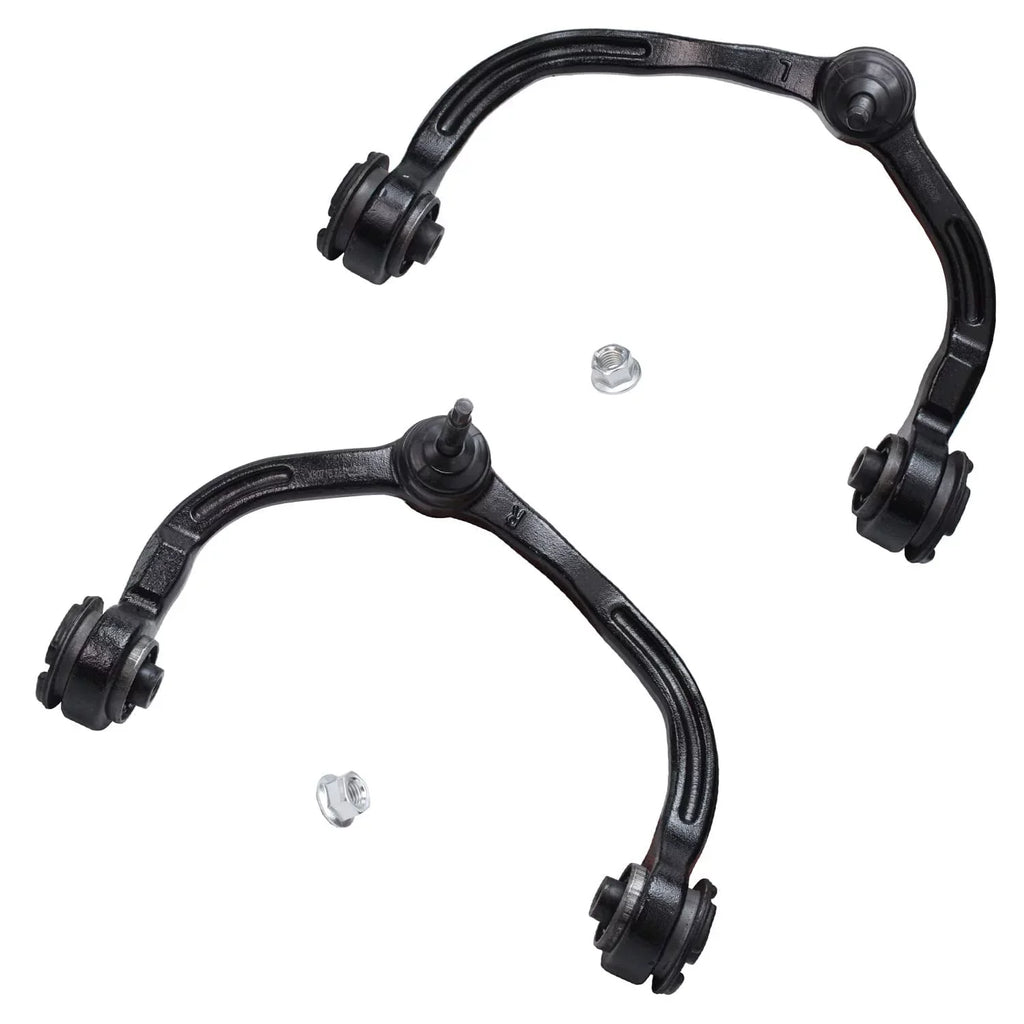 Detroit Axle - Front Upper & Lower Control Arms w/ Ball Joints + Sway Bars Replacement for  Expedition Lincoln Navigator - 6pc Set Fits select: 2005-2006  EXPEDITION EDDIE BAUER