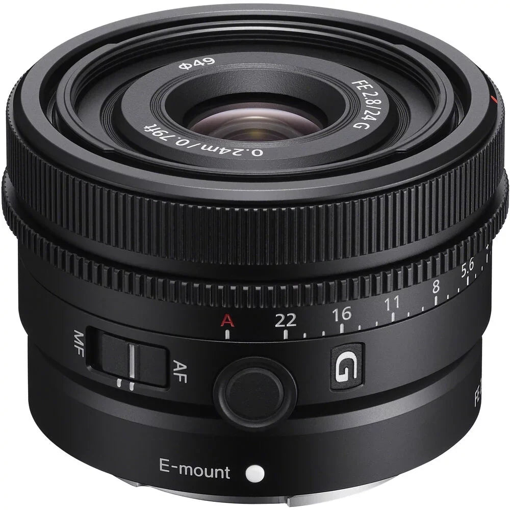 a7C Mirrorless Camera (Silver) with 28-60mm Lens+24mm f/2.8 G Lens +3 PC Filter +64GB