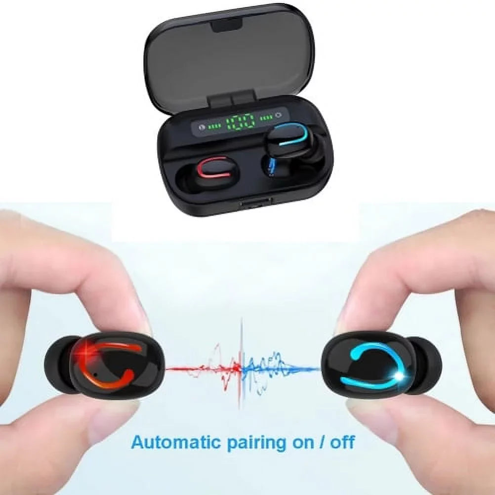 Wireless TWS Headphones for  Galaxy A71 5G - Earbuds Earphones True Wireless Stereo Headset Hands-free Mic Charging Case J8O suitable With  Galaxy A71 5G Phone