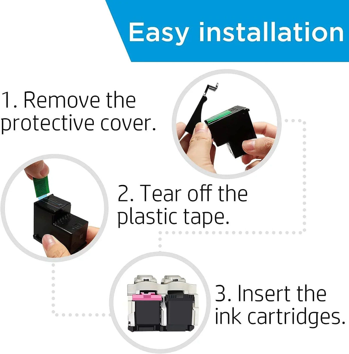 275XL 276XL Ink Cartridge Replacement for  PG-275 CL-276,High Yield for  275 and 276 Multi Pack Ink appropriate for PIXMA TS3520 TS3522 TS3500 TR4720 TR4700 TR4722 Printers(1Black 1 Color)