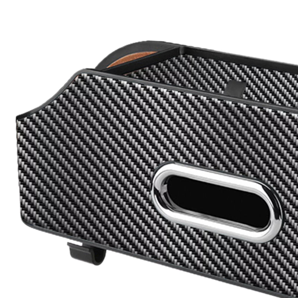 Car Seat Back Organizer Tissue Box Multifunctional Keep Tidy with Cup Holder