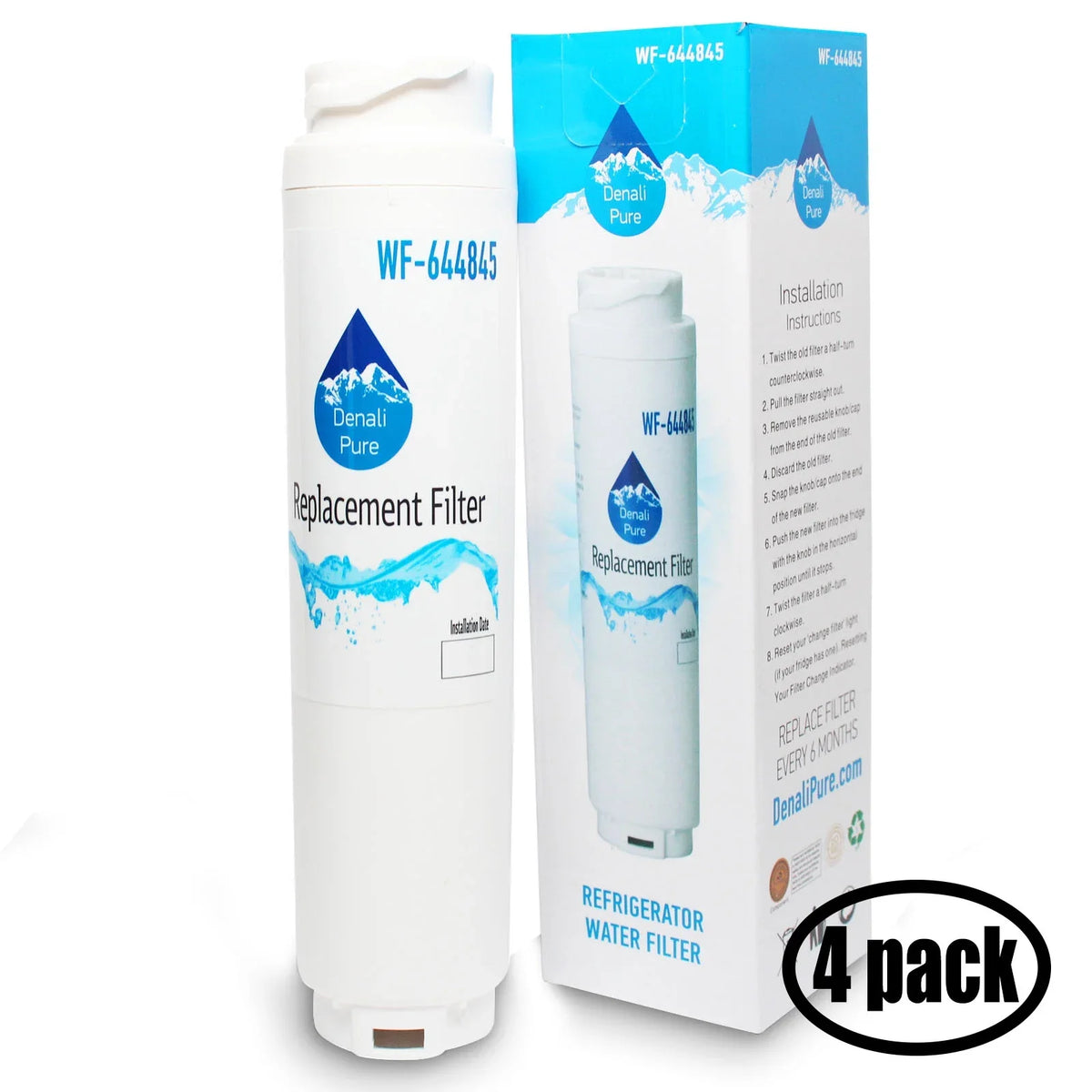 4-Pack matching with Bosch RWF1110 Refrigerator aqua Filter - matching with Bosch RWF1110 Fridge moisture Filter Cartridge