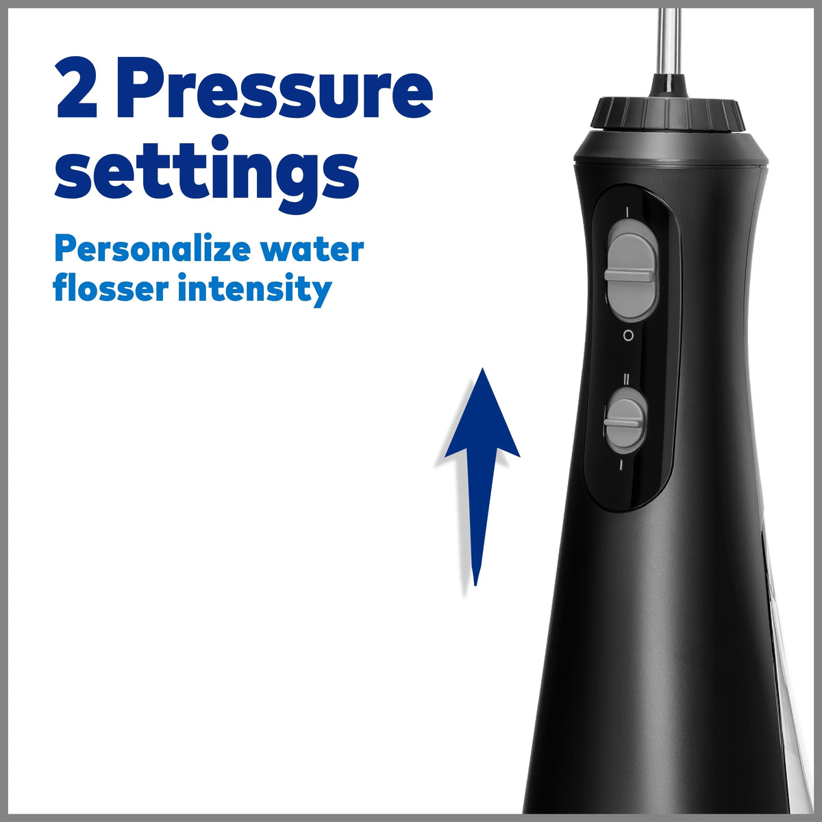 Waterpik Cordless Plus Portable moisture Flosser Oral Irrigator, Black