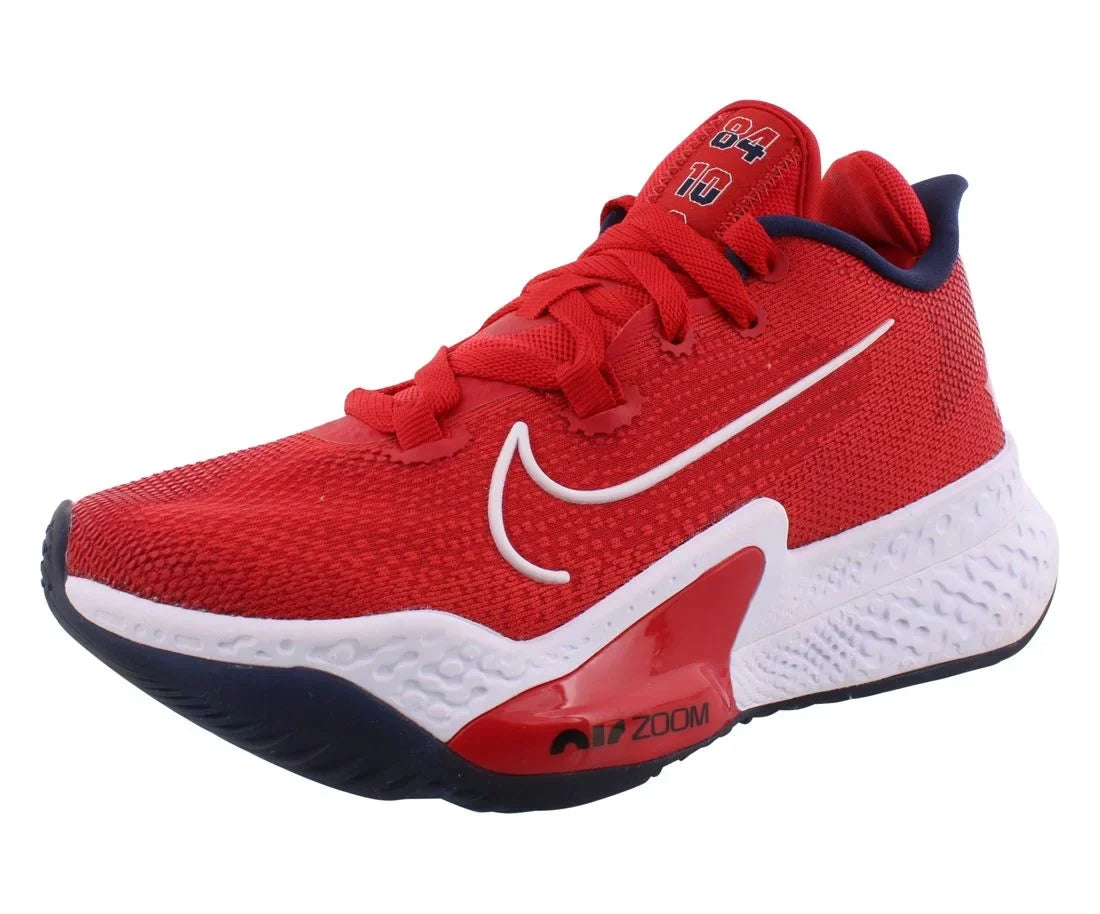 Air Zoom BB Next Unisex Shoes Size 10, Color: Sport Red/White/Obsidian