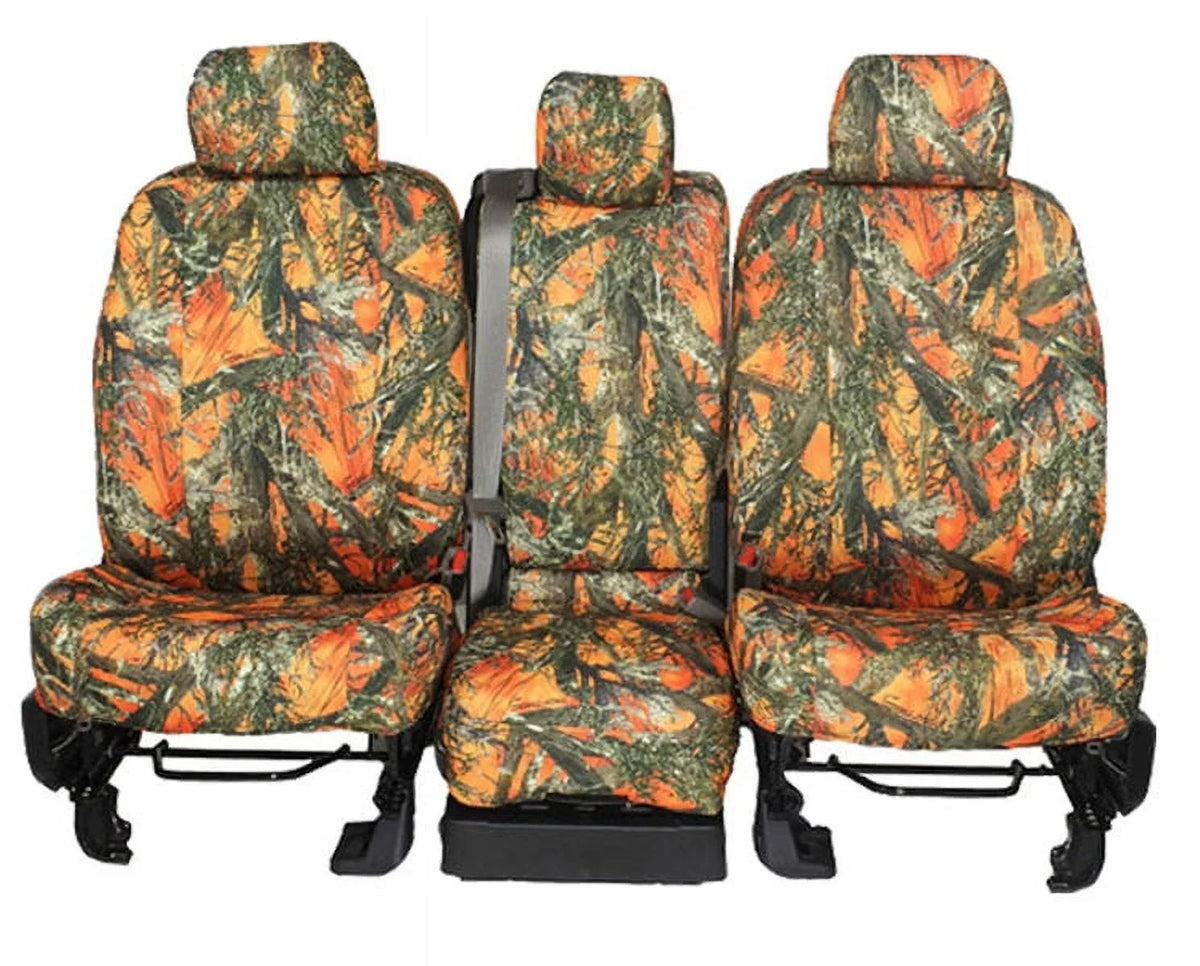 CalTrend Center 50/50 Split Bench TRUETIMBER Seat Covers for 1994-1997  Land Cruiser - TY120-72KA BLAZE Insert and Trim