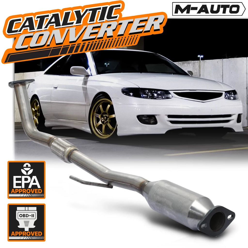 M-AUTO For 1997 1998 1999 2000 2001  Camry/Solara 2.2 I4 Catalytic Converter Exhaust Down Pipe