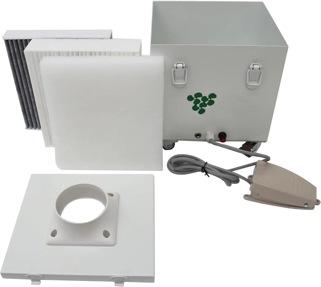 Dry Smoke Purifier Portable Welding Fume Extractor Welding Smoke Purifier with Foot Switch 12V