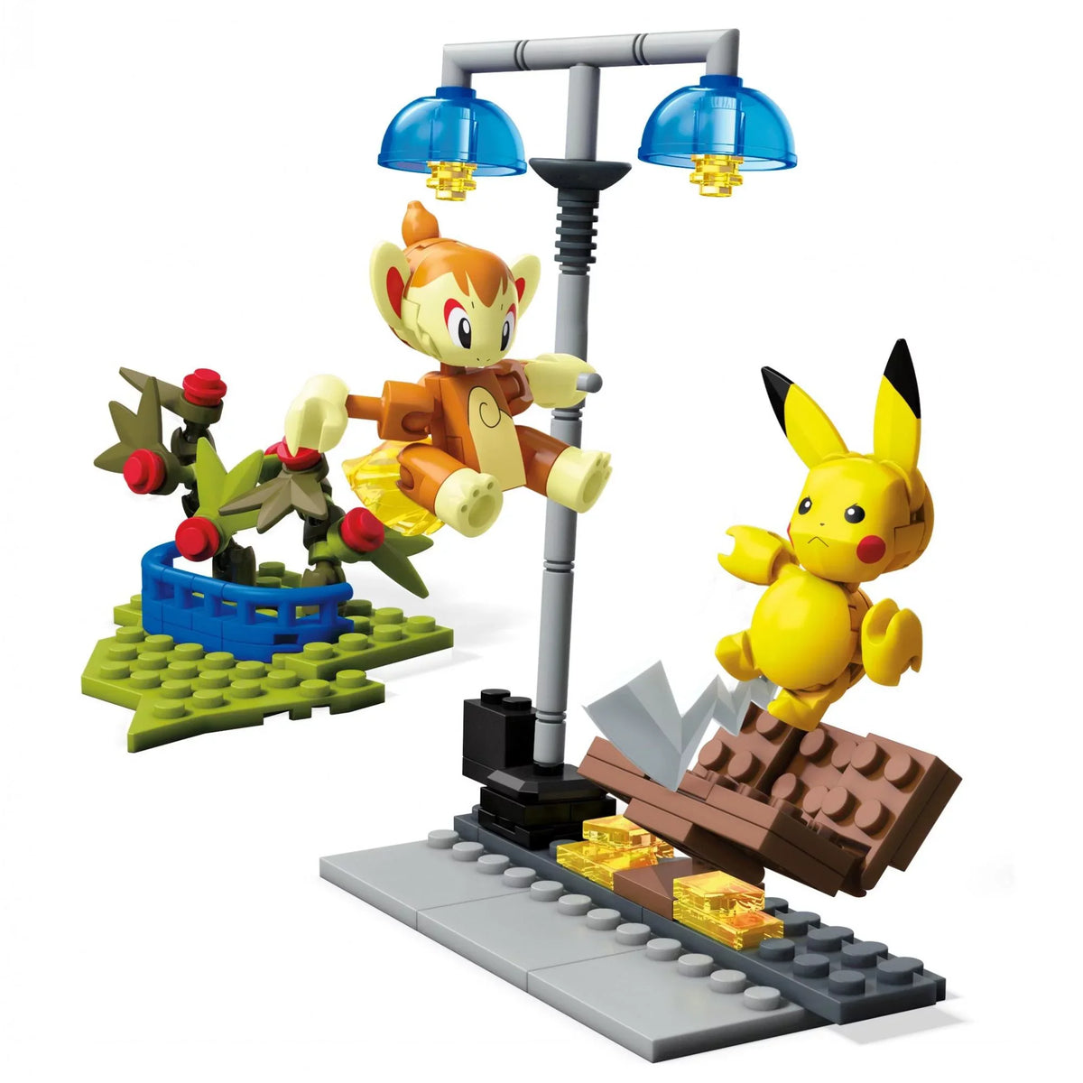 Pikachu. MEGA Pokemon Chimchar Vs