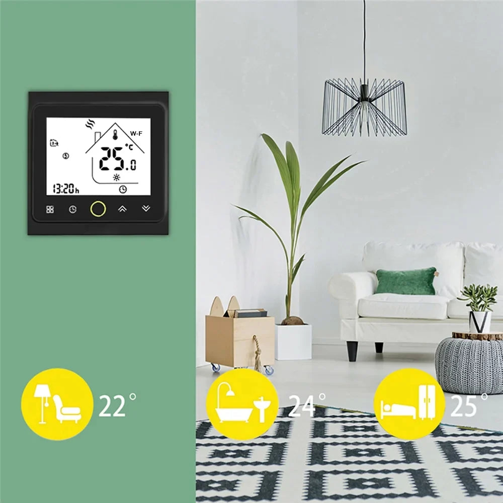 GoolRC Thermostat,5a appropriate With appropriate With / aqua / Temperature App / -- Temperature Wi-fi Smart Temperature Boiler Smart moisture