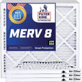 Filter King 10.5x58x1a Air Filter | 4-PACK | MERV 8 HVAC Pleated A/C Furnace Filters | MADE IN USA | Actual Size: 10.5 x 58 x .75"