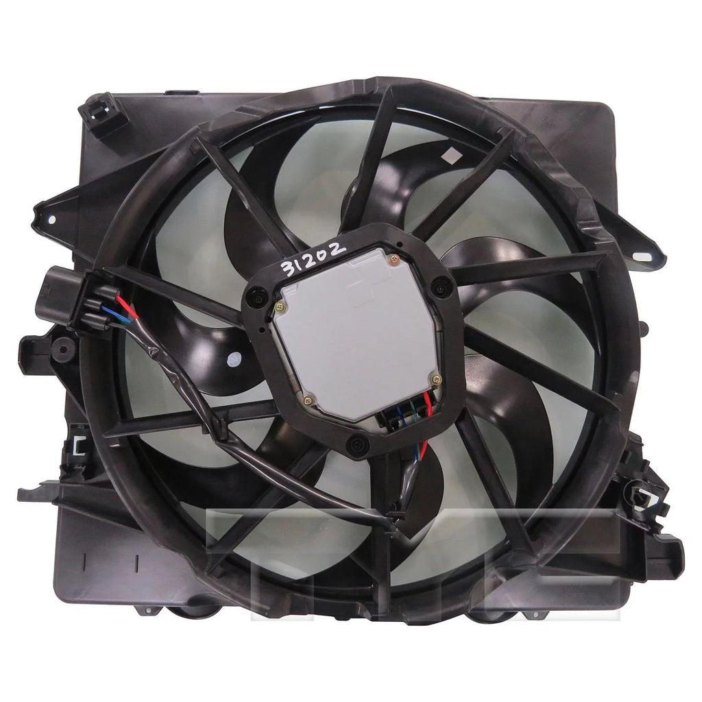 Dual Radiator and Condenser Fan Assembly Fits select: 2009-2015 CADILLAC CTS, 2009 CADILLAC SRX