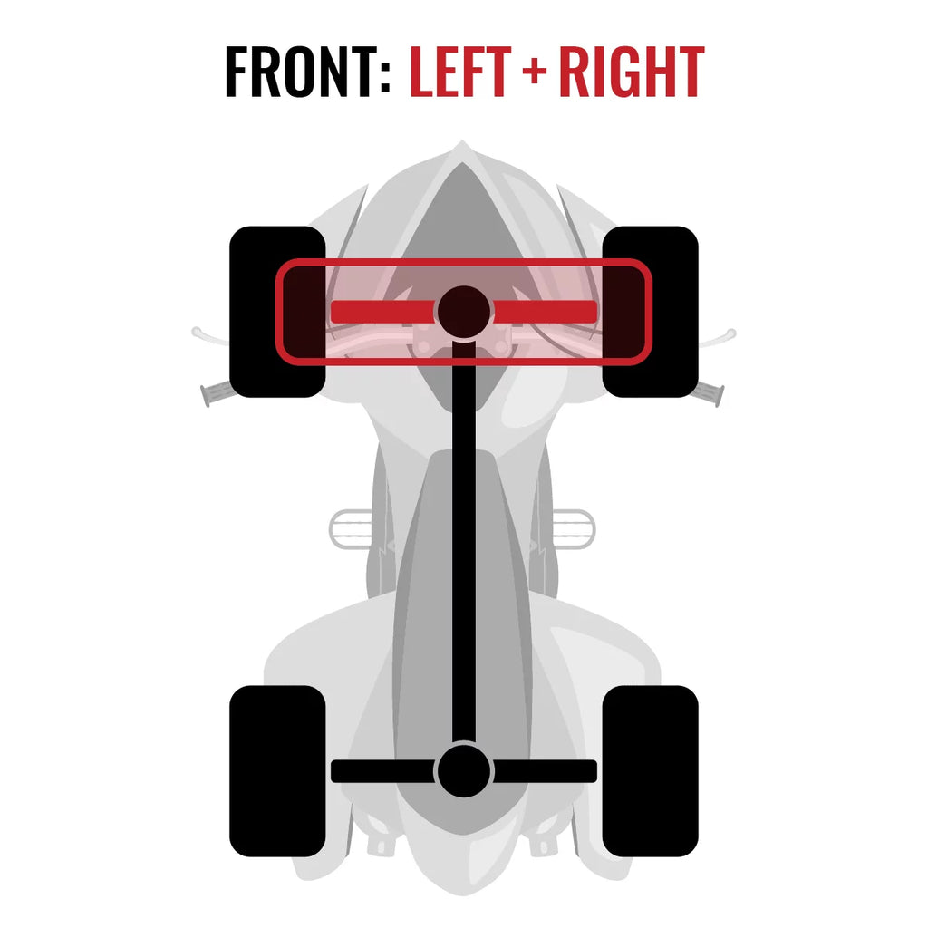 2 pc Sixity XT Front Left Right Axle suitable with Polaris Ranger 1000 Diesel 2015 - R15RTAD1AA EA 4X4