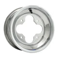 4/144 Douglas A5 Wheel 10X5 3.0 + 2.0 Polished Aluminum for Suzuki Z250 2004-2009