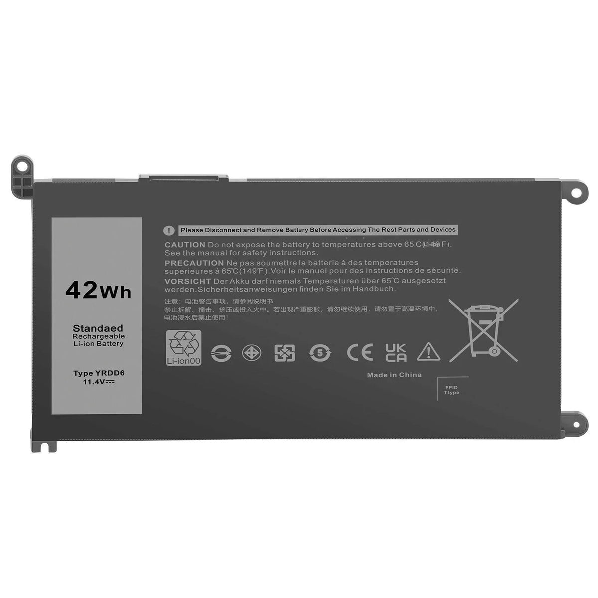 YRDD6 Battery for  Vostro 3491 5481 5581,Vostro 5490 5590