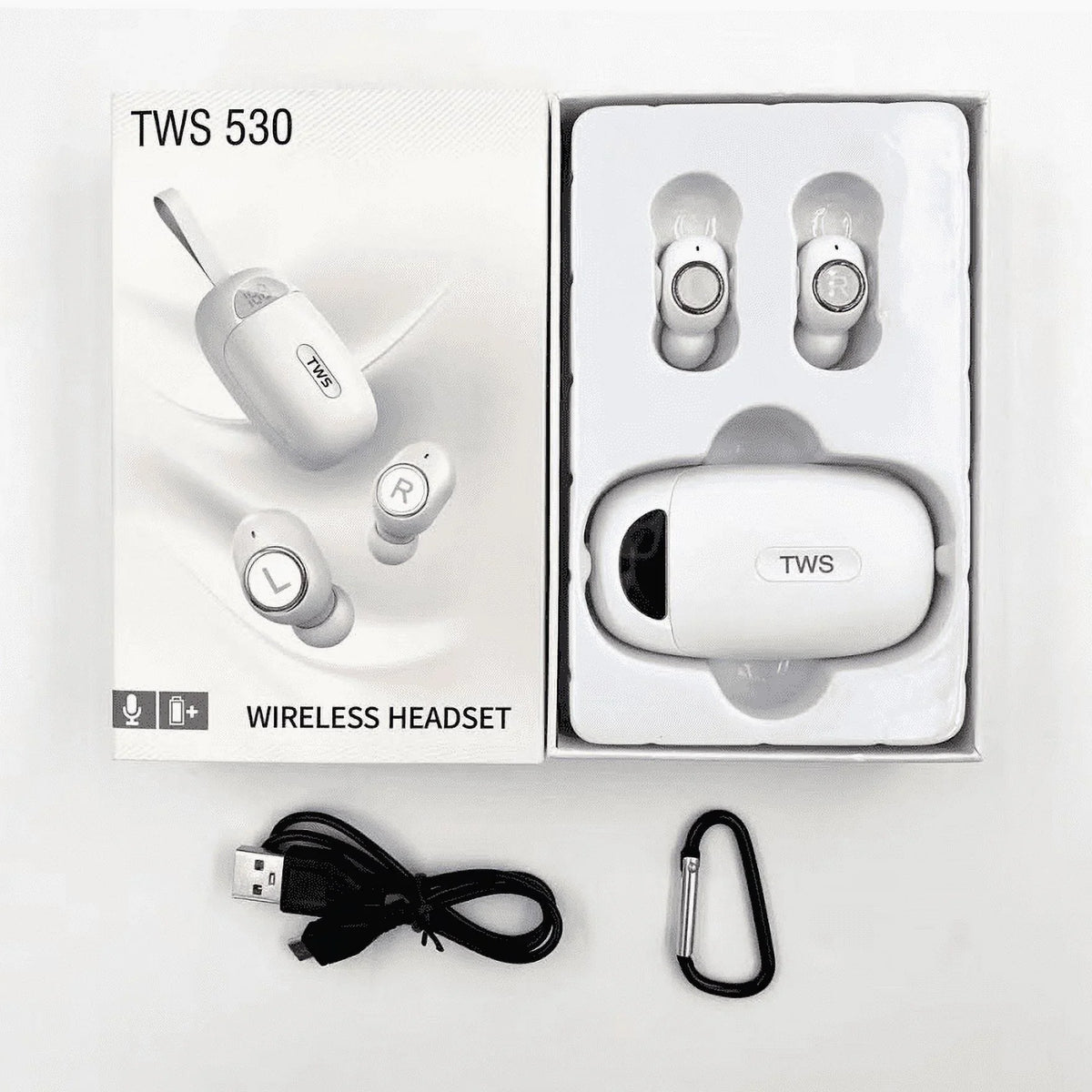 Wireless Earbuds For  Redmi S2 (Redmi Y2) , with Immersive Sound True 5.0 Bluetooth in-Ear Headphones with 2000mAh Charging Case Stereo Calls Touch Control IPX7 Sweatproof Deep Bass