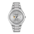 Men's  Silver Lehigh Mountain Hawks Eco-Drive Stainless Steel Watch