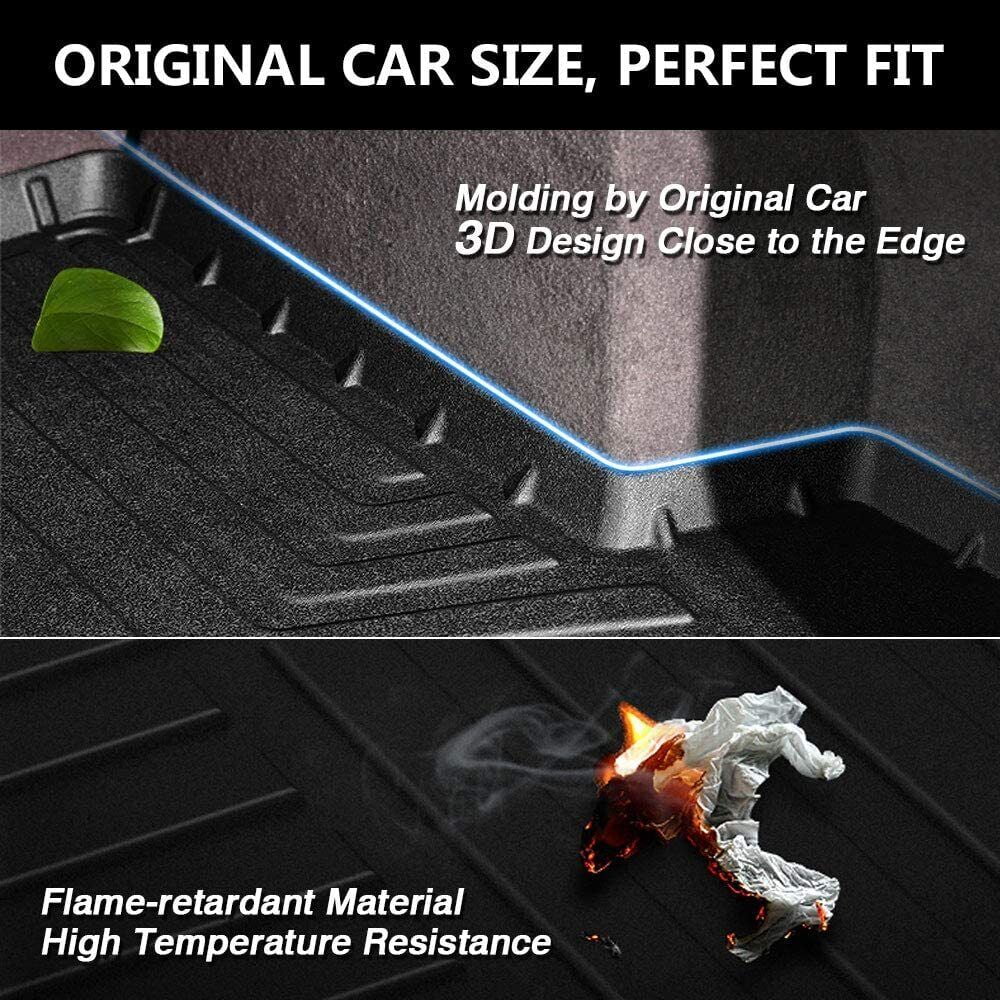Trunk Liner TPO Cargo Mats for 2014-2018 Subaru Forester Reliable Protection
