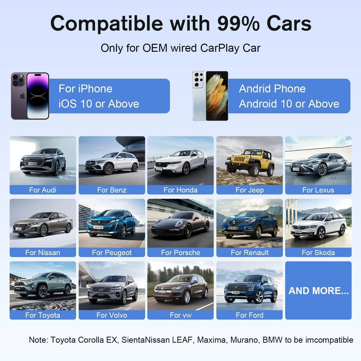 [2024 Newest] The Drivebox Pro for Car Autoflix,4 in 1 Android Auto Wireless Adapter & CarPlay Wireless Adapter with Netflix/Youtube/Screen Mirroring, Magic Link CarPlay Box Stream to Your Car