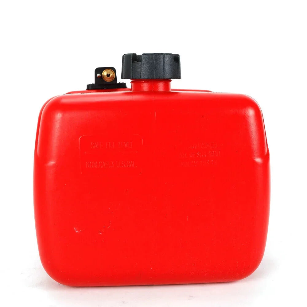 12L Plastic Oil Tank 3.2 Gallon Portable Outboard ship Marine Fuel Gas Tank（no Tubing and Connector）