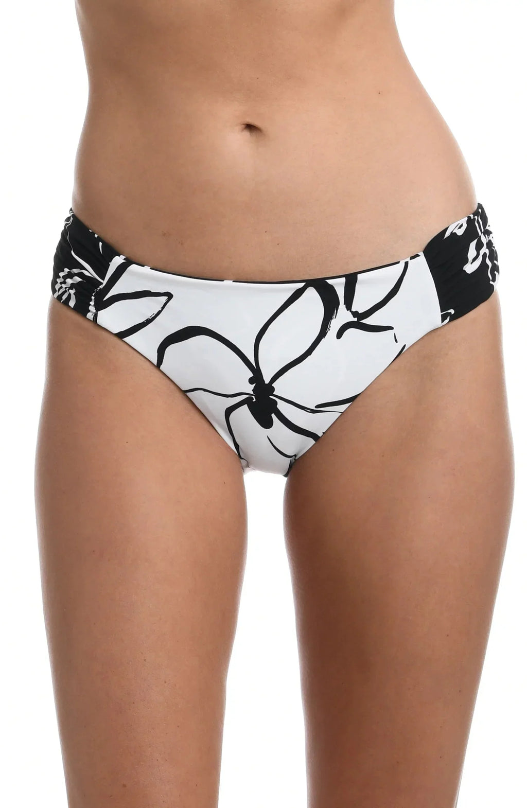 La Blanca Women's Reversible Swim Bottom Separates Swimsuit (6, Black/White)