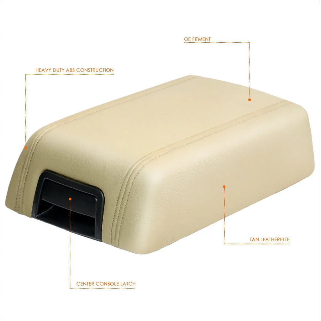 Teledu Beige Center Console Top Lid Repair Kit Armrest Latch wrap For  Lincoln