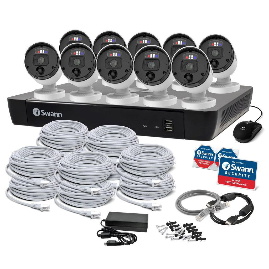 Swann Pro Enforcer™10 Camera 16 Channel 4K Ultra HD NVR Security System