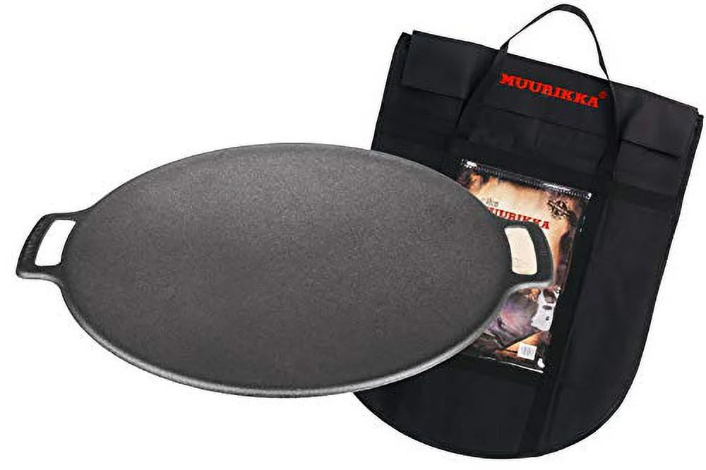 Muurikka Griddle Pan 48cm Grill for BBQ, Camping, Gas, Open Fire with protector Bag
