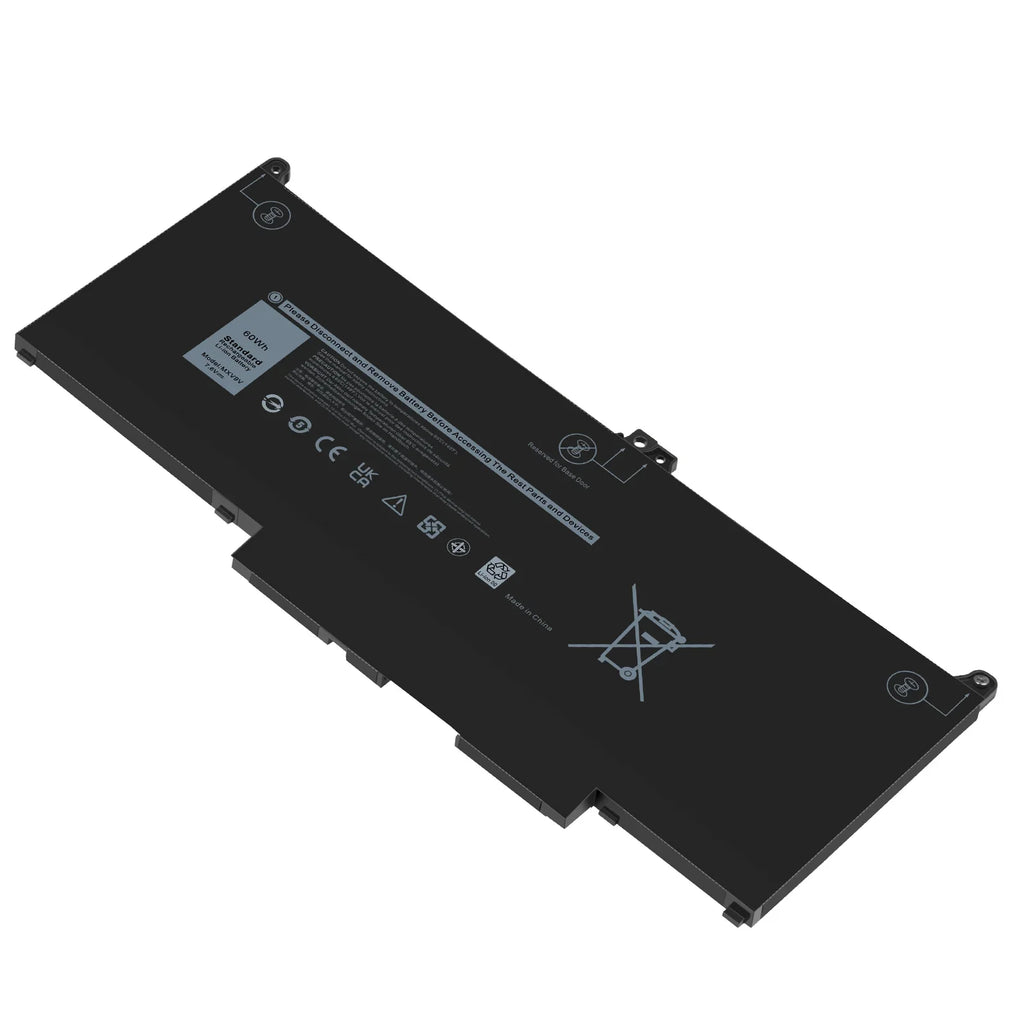 For  Latitude 5300 5310 (2-in-1) 7300 7400 60Wh Laptop Battery MXV9V