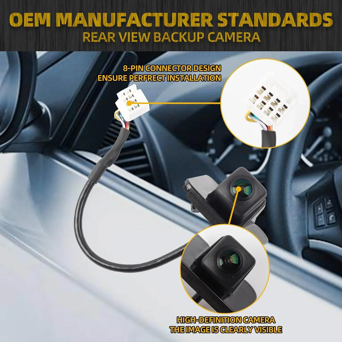 Rear View Backup Camera appropriate with 2014-2017 Honda Accord Sedan Parking ist Reversing Camera
