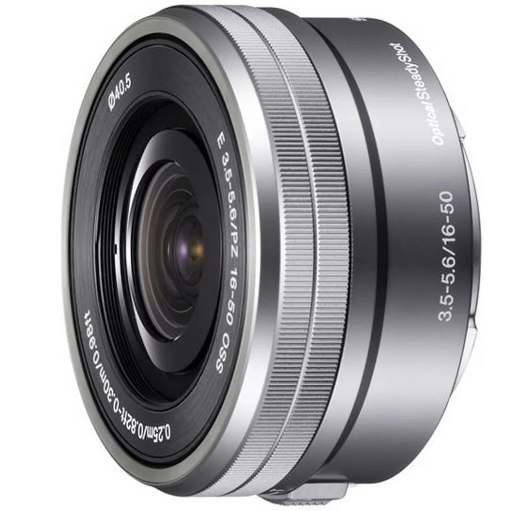 ZV-E10 Mirrorless Alpha APS-C Vlog Camera 2 Lens Kit 16-50mm + 55-210mm ILCZV-E10L/W White Bundle with Deco Gear Case + Filter Set + Wide Angle & Telephoto Lenses + Extra Battery & Accessories