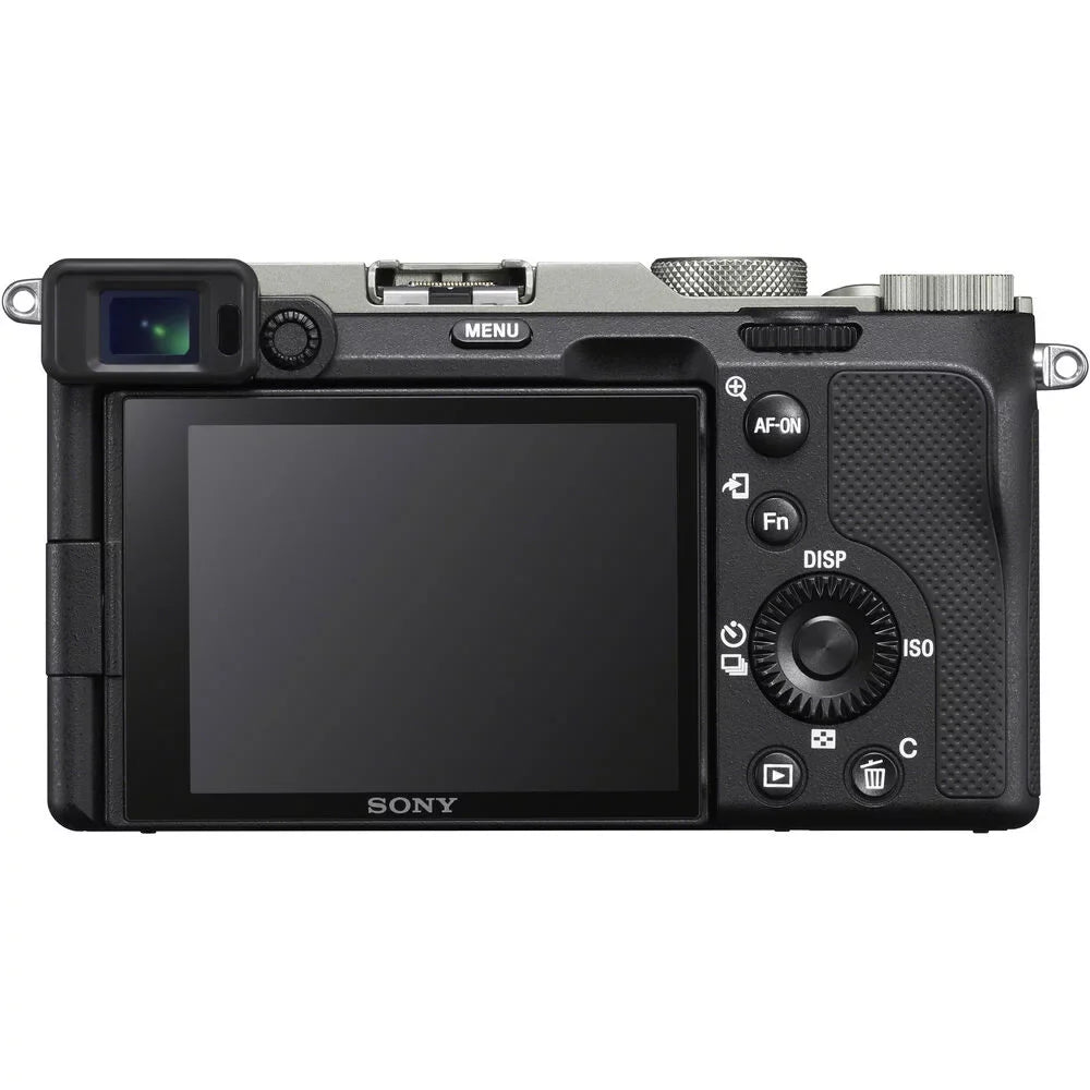 a7C Mirrorless Camera (Silver) with 28-60mm Lens+24mm f/2.8 G Lens +3 PC Filter +64GB