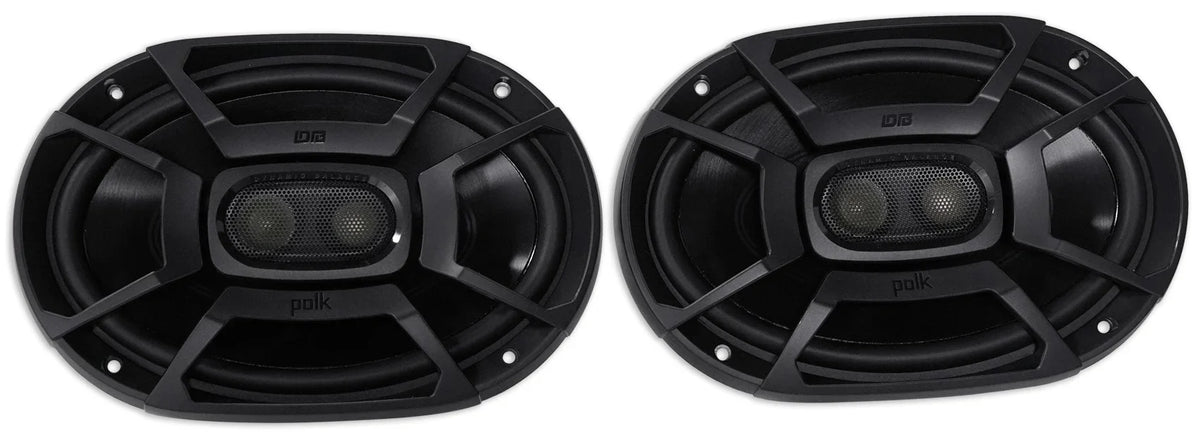 2) Polk Audio DB692 6X9" 450w Car Marine/ATV/Motorcycle/craft Speakers+Headphones