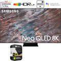Restored  QN85QN800A 85 Inch Neo QLED 8K Smart TV (2021) Bundle with 2 Year Premium Extended Protection Plan (Refurbished)