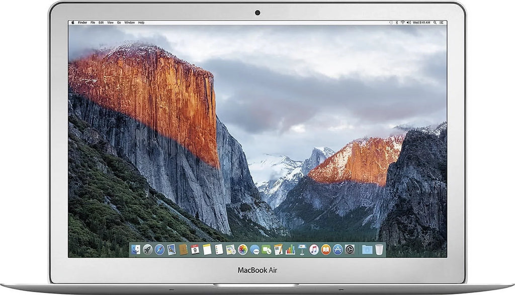 MacBook Air 13-inch (i7 2.2GHz, 512GB SSD) (Early 2015, MMGF2LL/A) - Silver Bundle with Black Zipper Sleeve + Laptop Starter Kit + Cleaning Kit (Refurbished)