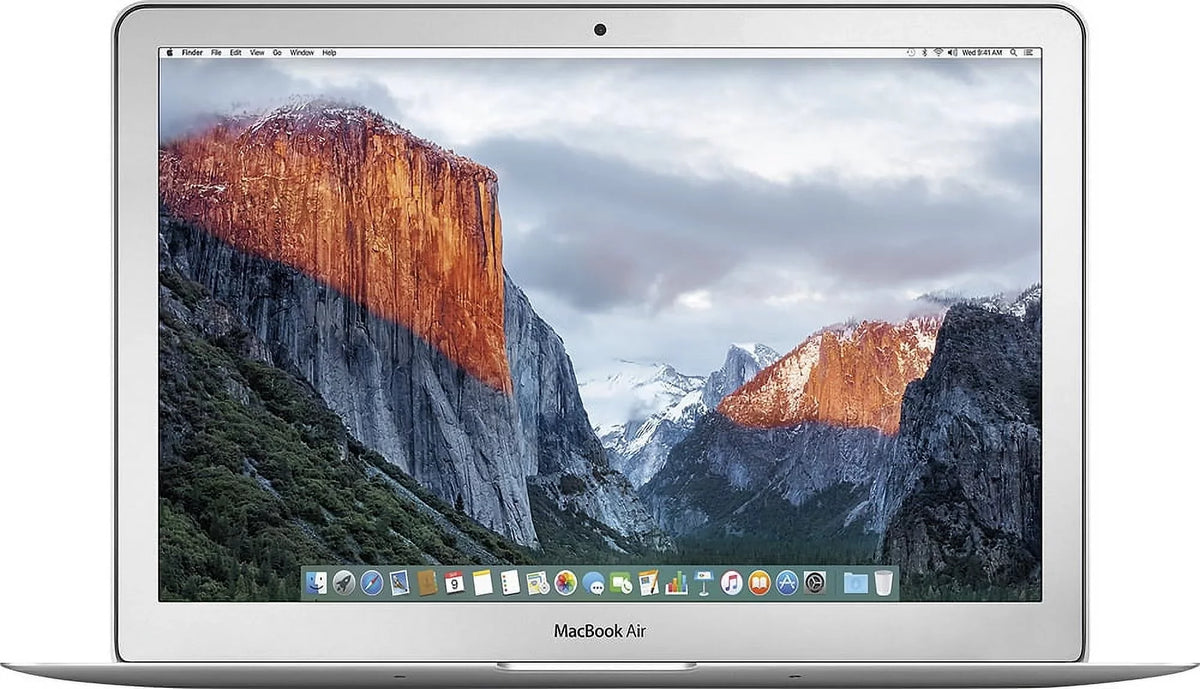 MacBook Air 13-inch (i7 2.2GHz, 512GB SSD) (Early 2015, MMGF2LL/A) - Silver Bundle with Black Zipper Sleeve + Laptop Starter Kit + Cleaning Kit (Refurbished)