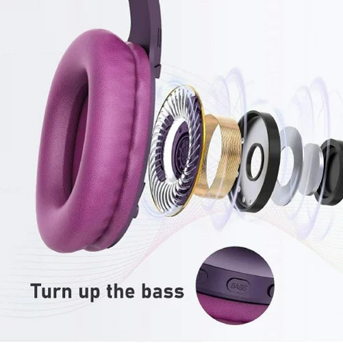 Wireless Headphones Foldable Over Ear Headset w Mic Earphones Hi-Fi Sound R5J for  Galaxy Tab S6 Lite 10.4 S2 8.0 10.5 S5e 10.5 S4 10.5 S7 (2020) S 10.5 SM-T800 S8 Plus S21 Plus S20
