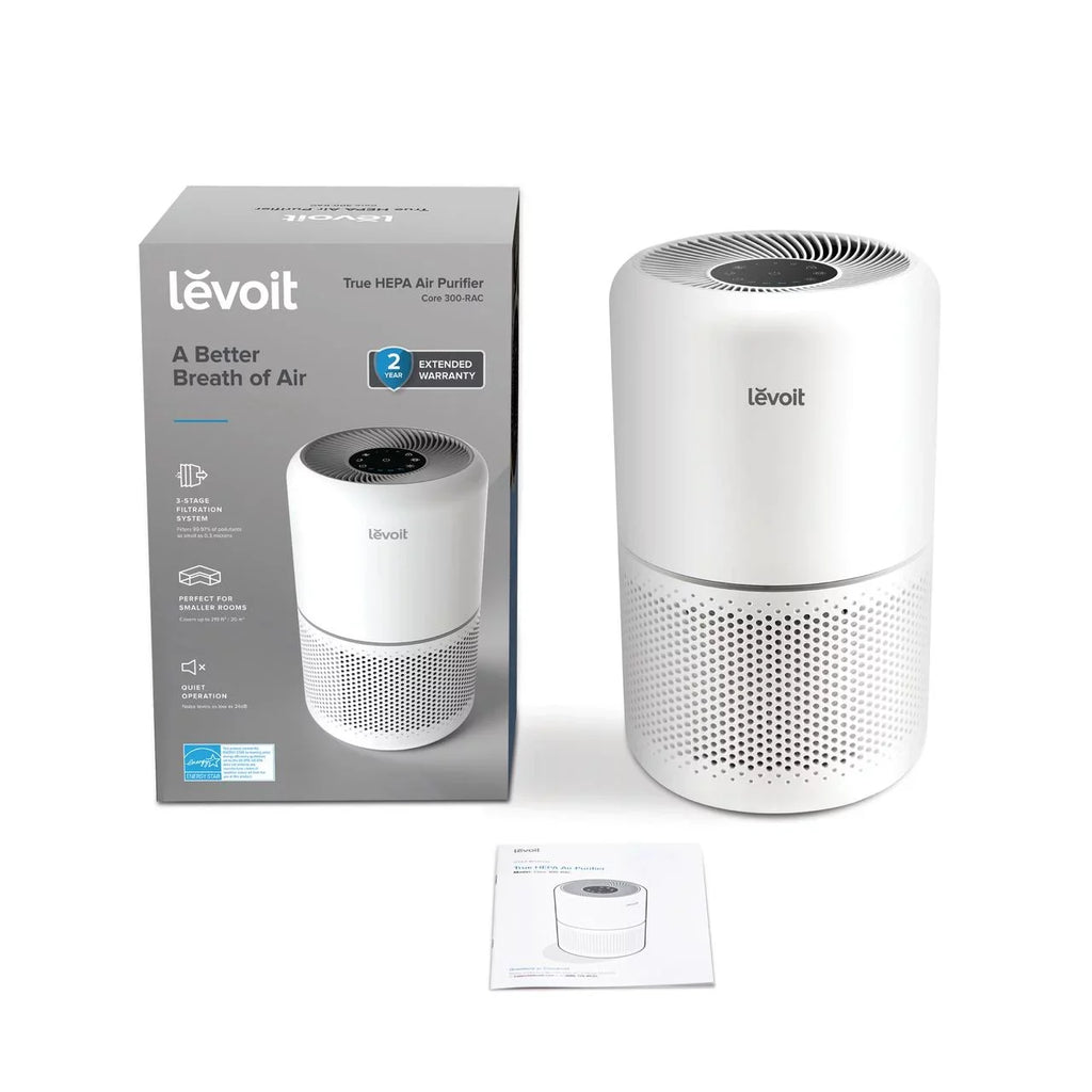 ft., Core 300-RAC, White. Levoit Air Purifier for Allergies and Asthma, Large Rooms Up to 547 sq