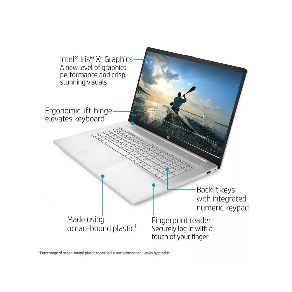 2021 17.3" FHD IPS Laptop Computer, 11th Generation  Core i7-1165G7, 32GB RAM, 1TB PCIe SSD, Backlit Keyboard,  Iris Xe Graphics, HD Webcam, HD Audio, Windows OS, Silver, 32GB USB Card
