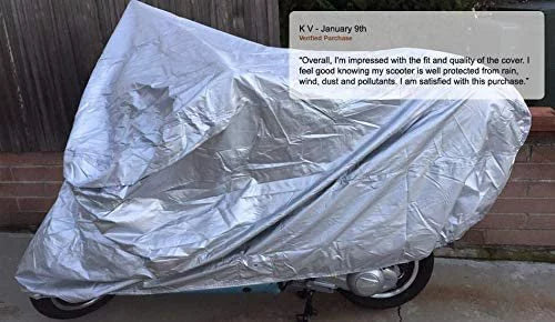Weatherproof Motorcycle wrap appropriate With 2016 Beta Evo 300 - Outdoor & Indoor - Protect From Rain moisture, Snow, Sun - Built In Reinforced Securing Straps - Durable Material - Free Storage Bag
