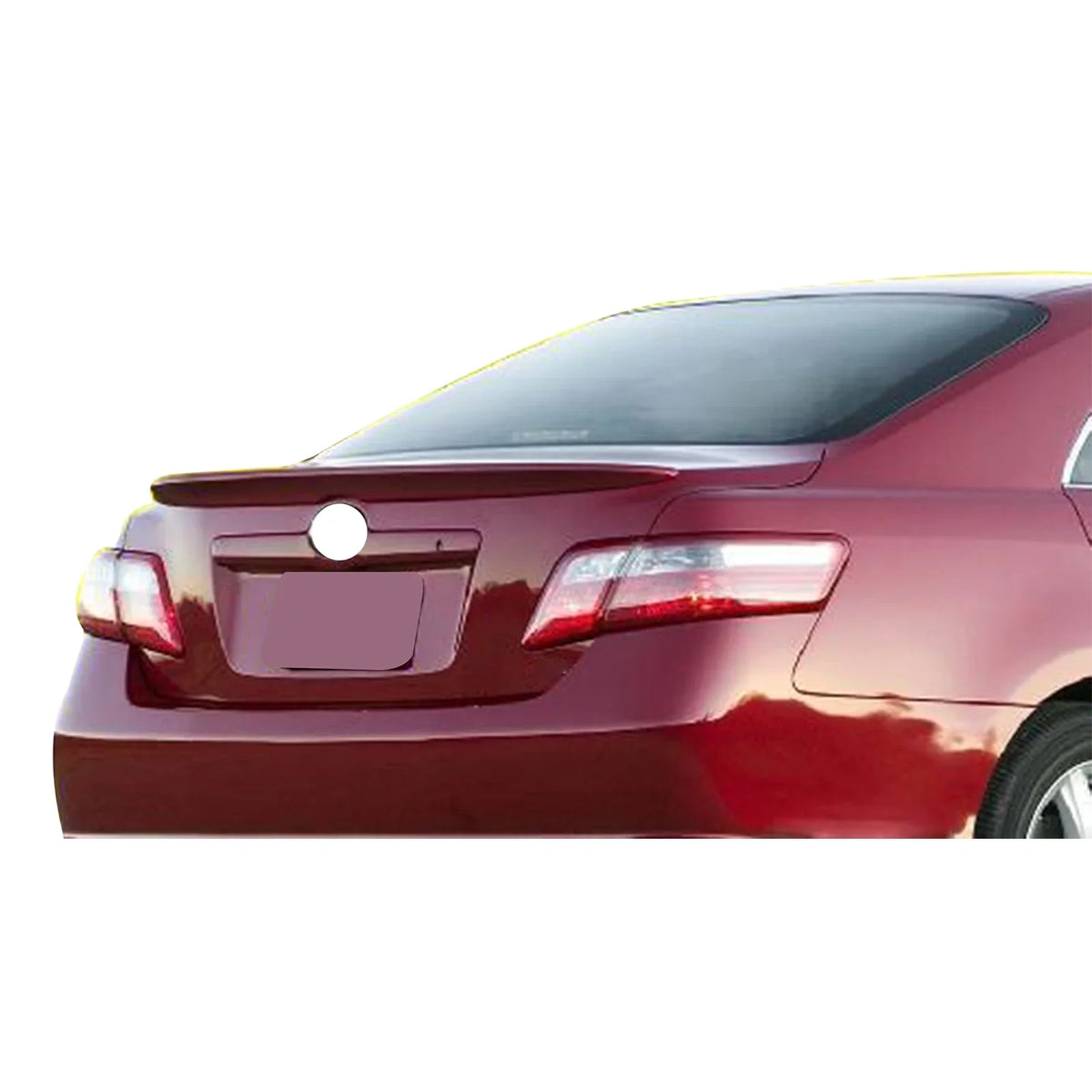 Ikon Motorsports Rear Trunk Boot Deck Lid Spoiler Wing Lip suitable With 2007-2011  Camry OE Factory Style ABS Plastic Unpainted Gray Primer