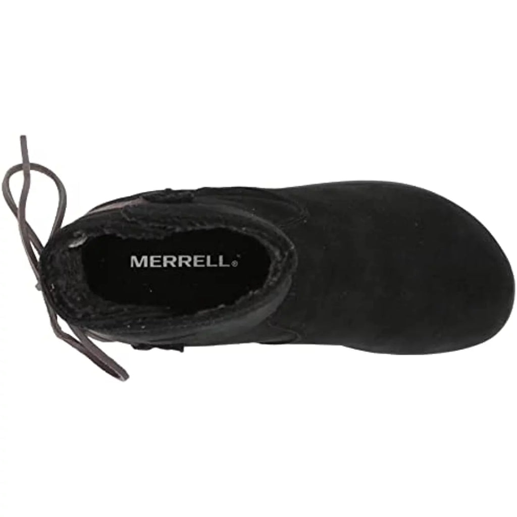 Merrell Women's Juno Bluff Polar Waterproof Snow Boot, Black, 7