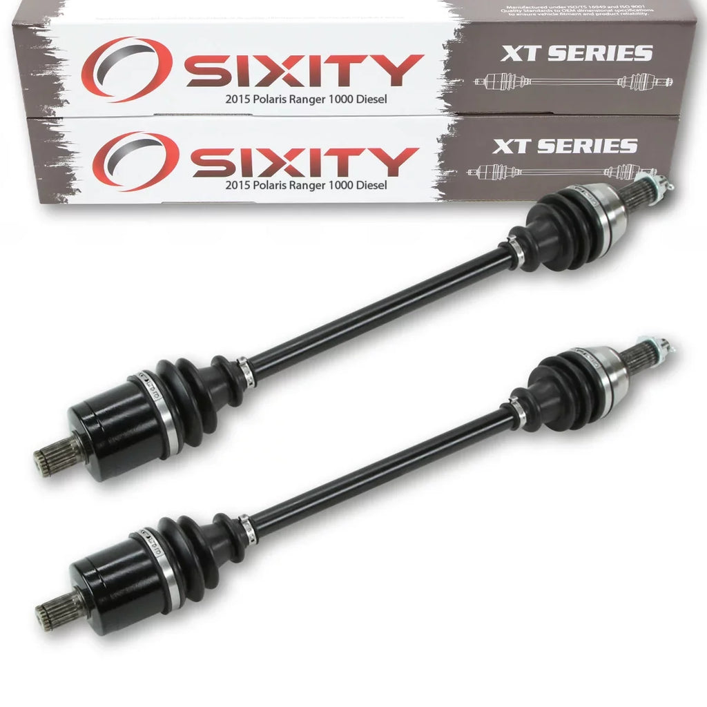 2 pc Sixity XT Front Left Right Axle suitable with Polaris Ranger 1000 Diesel 2015 - R15RTAD1AA EA 4X4