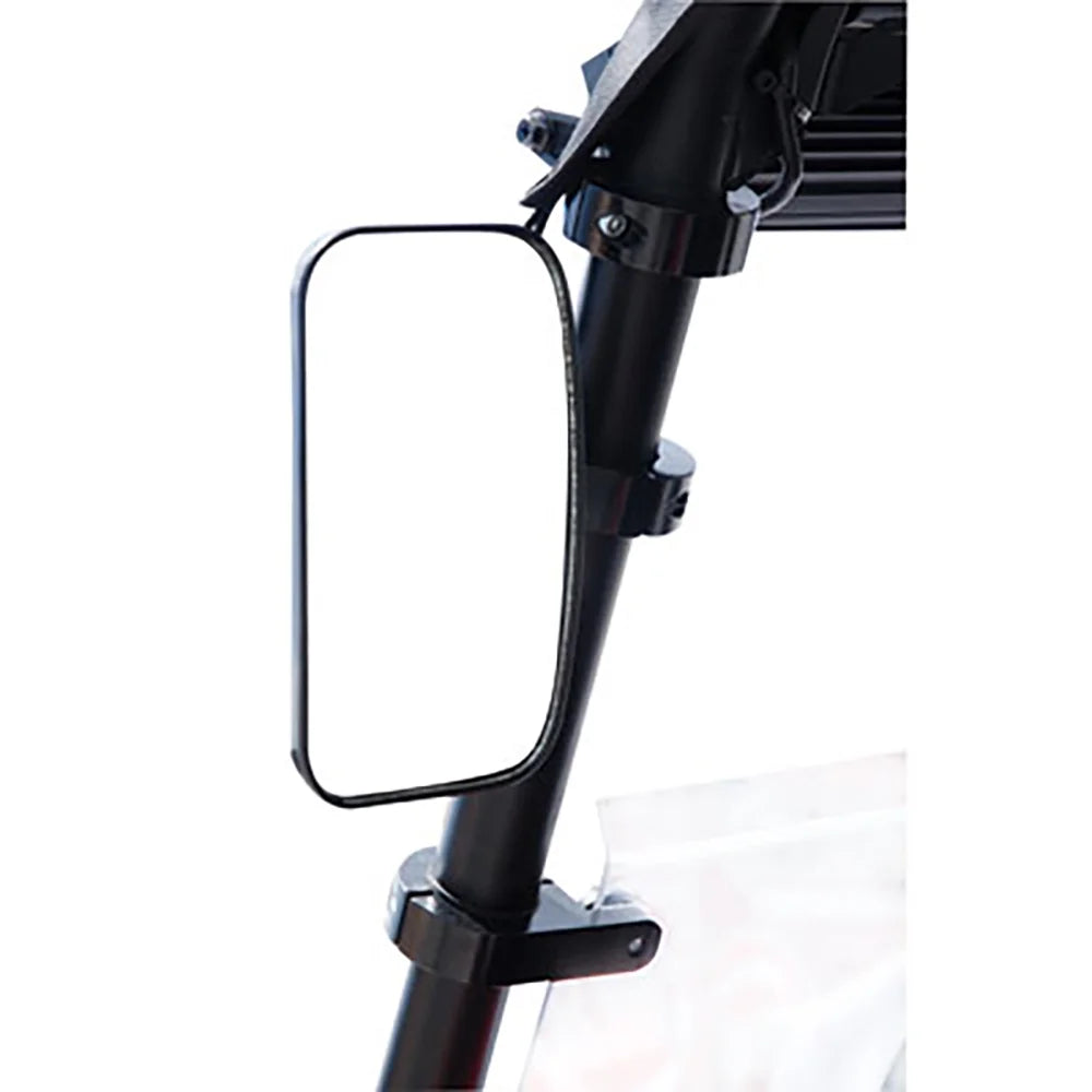 Deluxe Rectangle UTV Mirror Kit appropriate With Yamaha Wolverine RMAX 4 1000 LE 2021