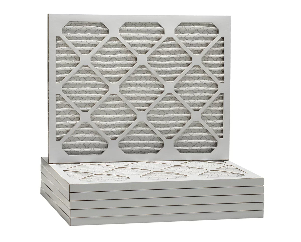 Aerostar 14x25x1 MERV  8, Pleated Air Filter, 14x25x1, Box of 6, Made in the USA