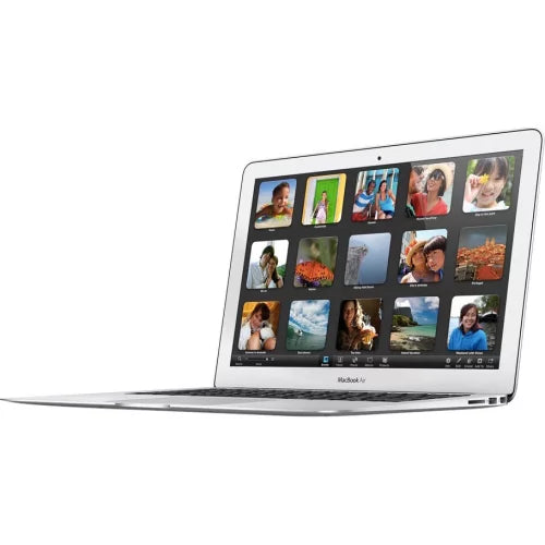 MacBook Air 13-inch (i7 2.2GHz, 512GB SSD) (Early 2015, MMGF2LL/A) - Silver Bundle with Black Zipper Sleeve + Laptop Starter Kit + Cleaning Kit (Refurbished)