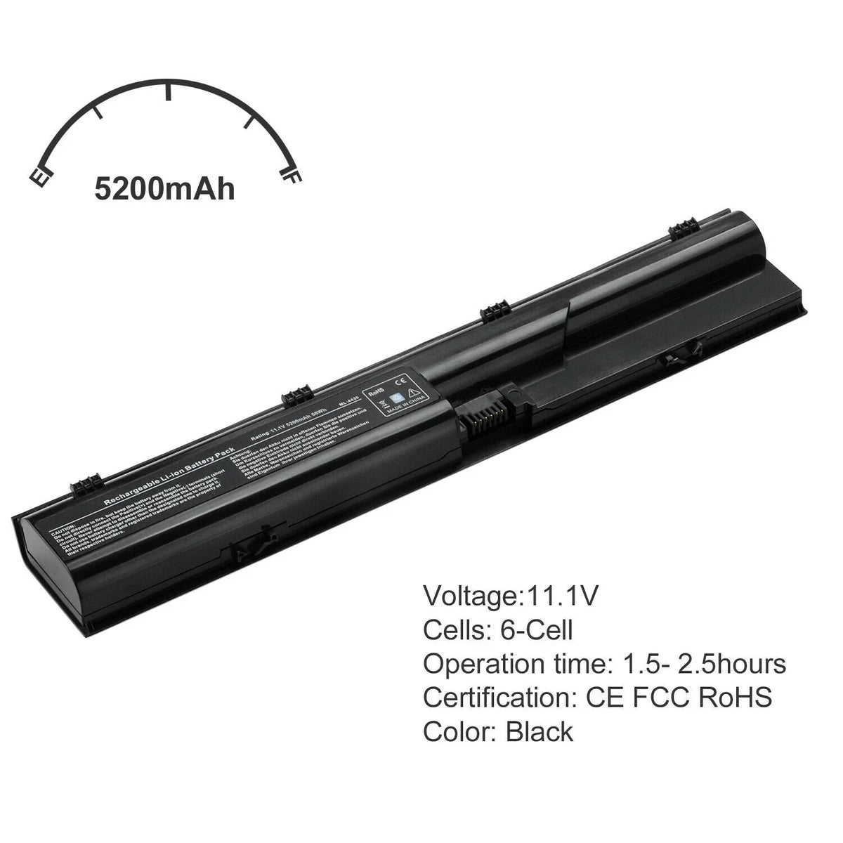 Battery for  ProBook 4530S 4540S 4440S 4430S 4545S 4535S 4330S QK646UT QK646AA